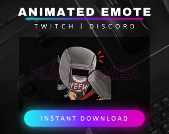 Animated Twitch Emote, Mad Tagilla, Discord Emote, Tarkov Style Emote, Tagilla Emote