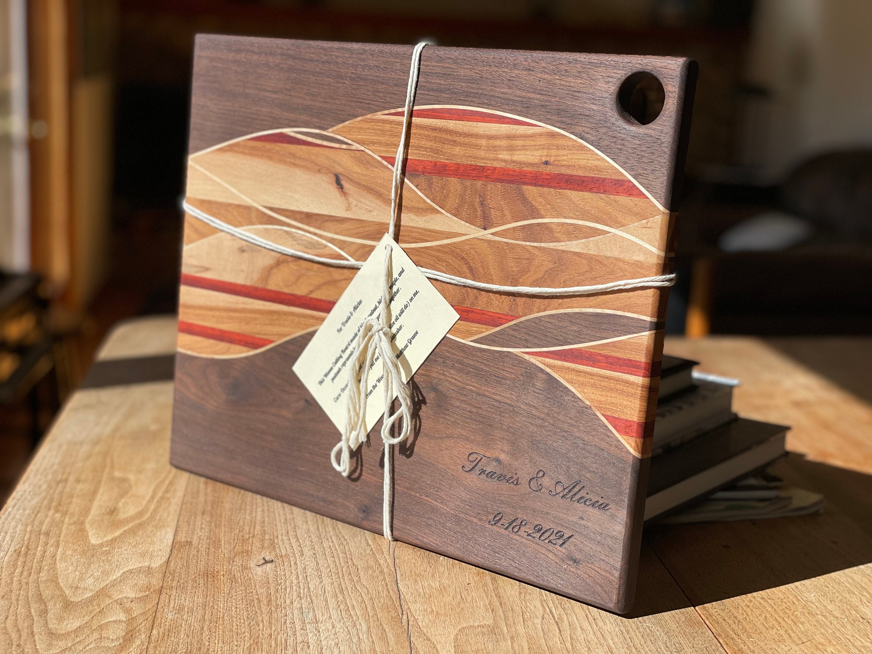 Personalized Woven Cutting Board Etsy UK
