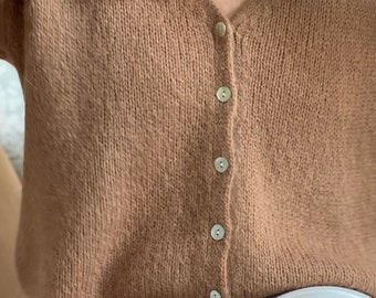 Cardigan in mohair mix