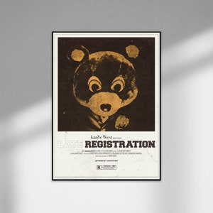 Late Registration - Kanye West (Ye) Poster