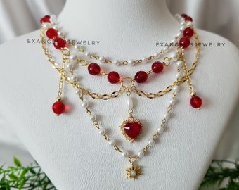 [韓国人気ジュエリー] nff gem layers necklace waistband-red il_340x270.5967026213_tf34.jpg