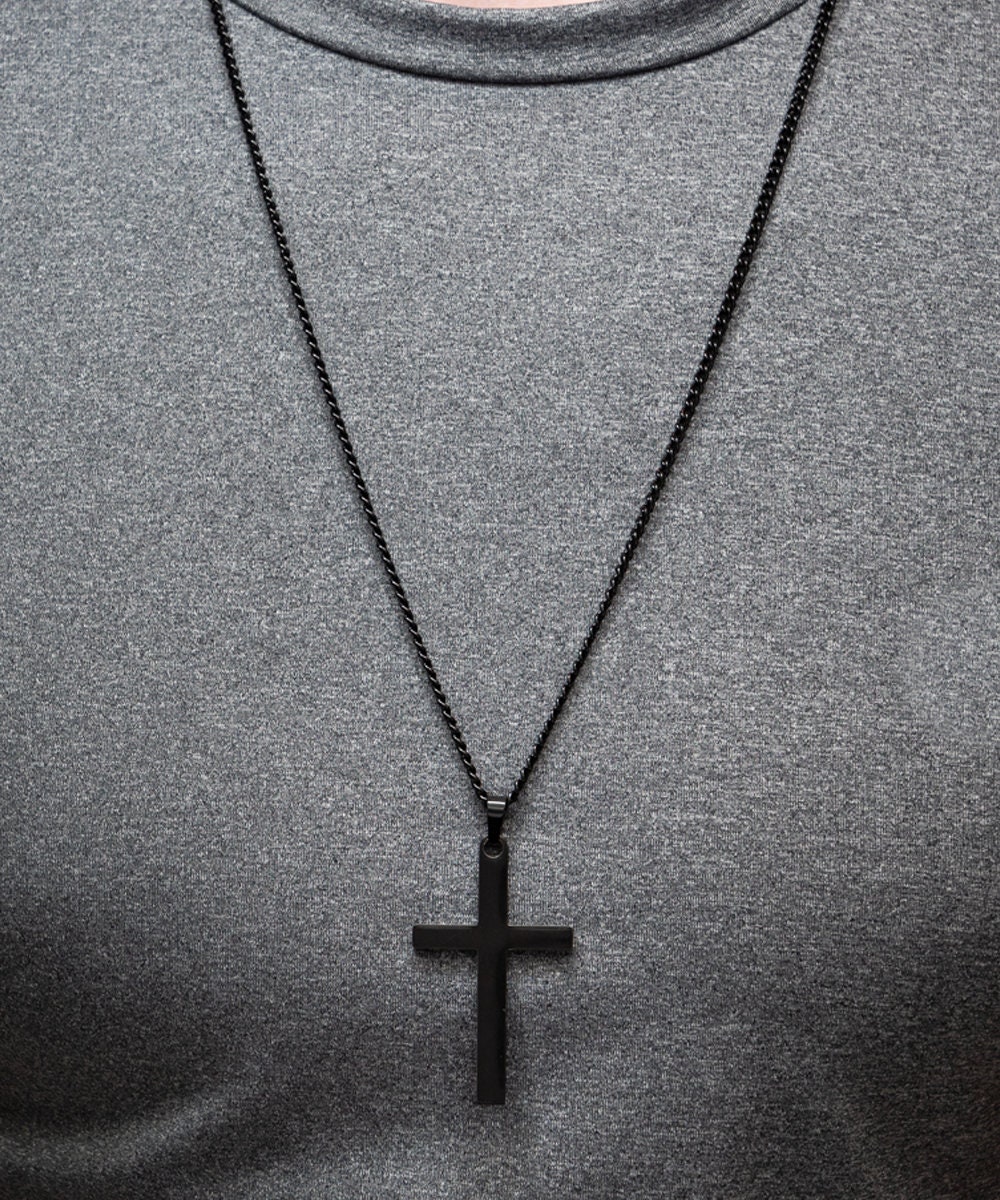 Ordination Cross Necklace for Son, Newly Ordained Minister Gifts