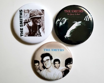 The Smiths Large 2.25" pin back buttons