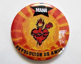 Mana Revolución de Amor Large 2.25" pin back button
