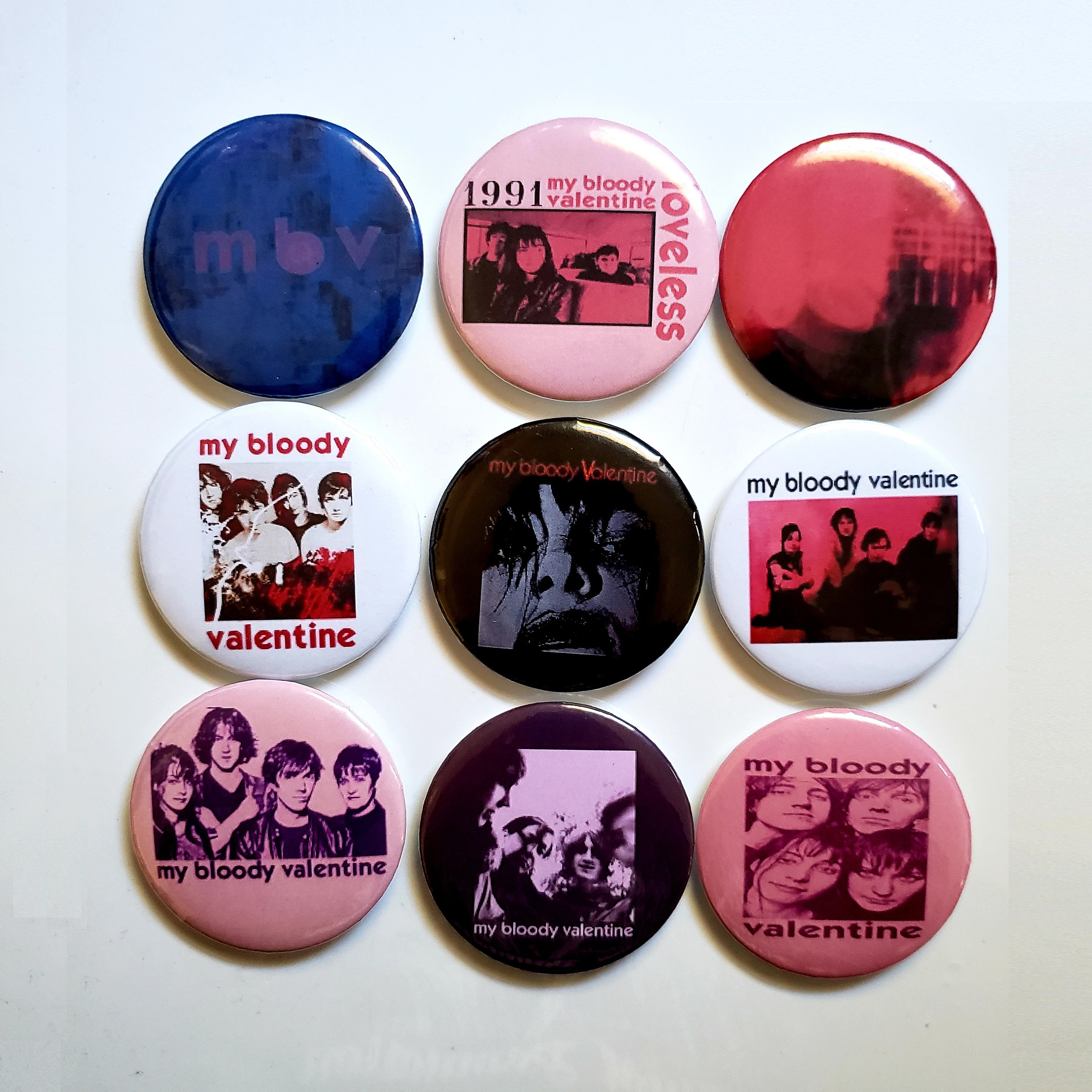 my bloody valentine 初来日時のグッズ 缶バッジ 2個セット My Bloody Valentine Badge - Etsy