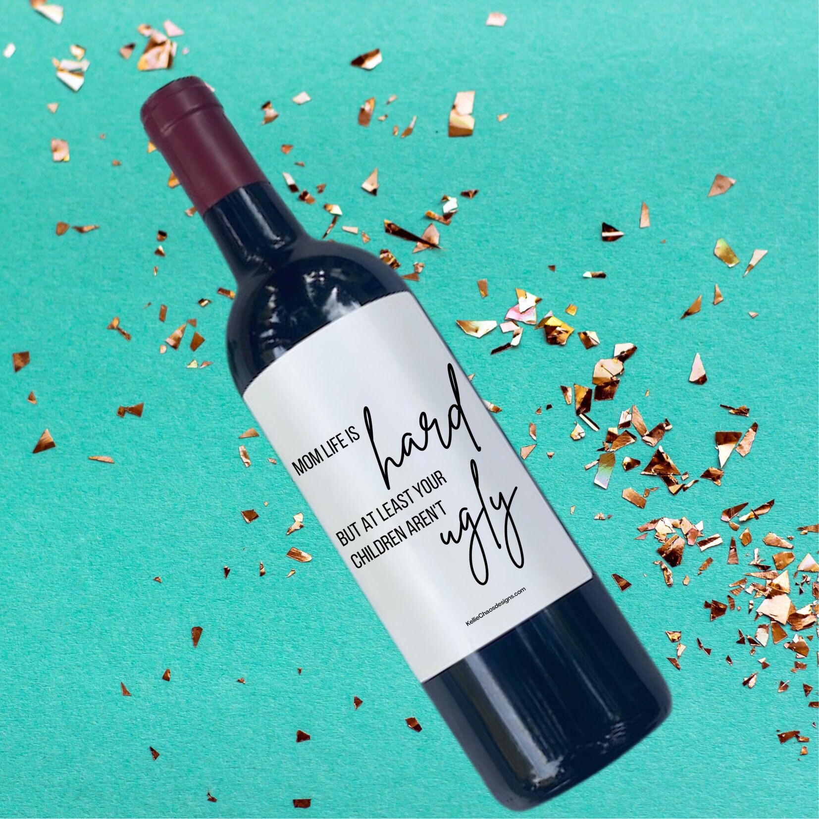 Mothers Day Small Wine Bottles Labels Etsy