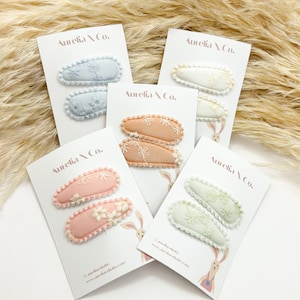 Baby Hair Barrettes, Mini Hair Clips, Toddler clips for fine hair