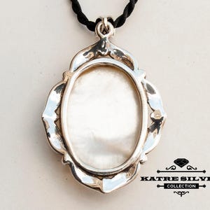 Large Shell Pendant: Handmade 925k Sterling Silver Necklace image 8