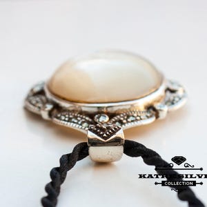 Large Shell Pendant: Handmade 925k Sterling Silver Necklace image 6