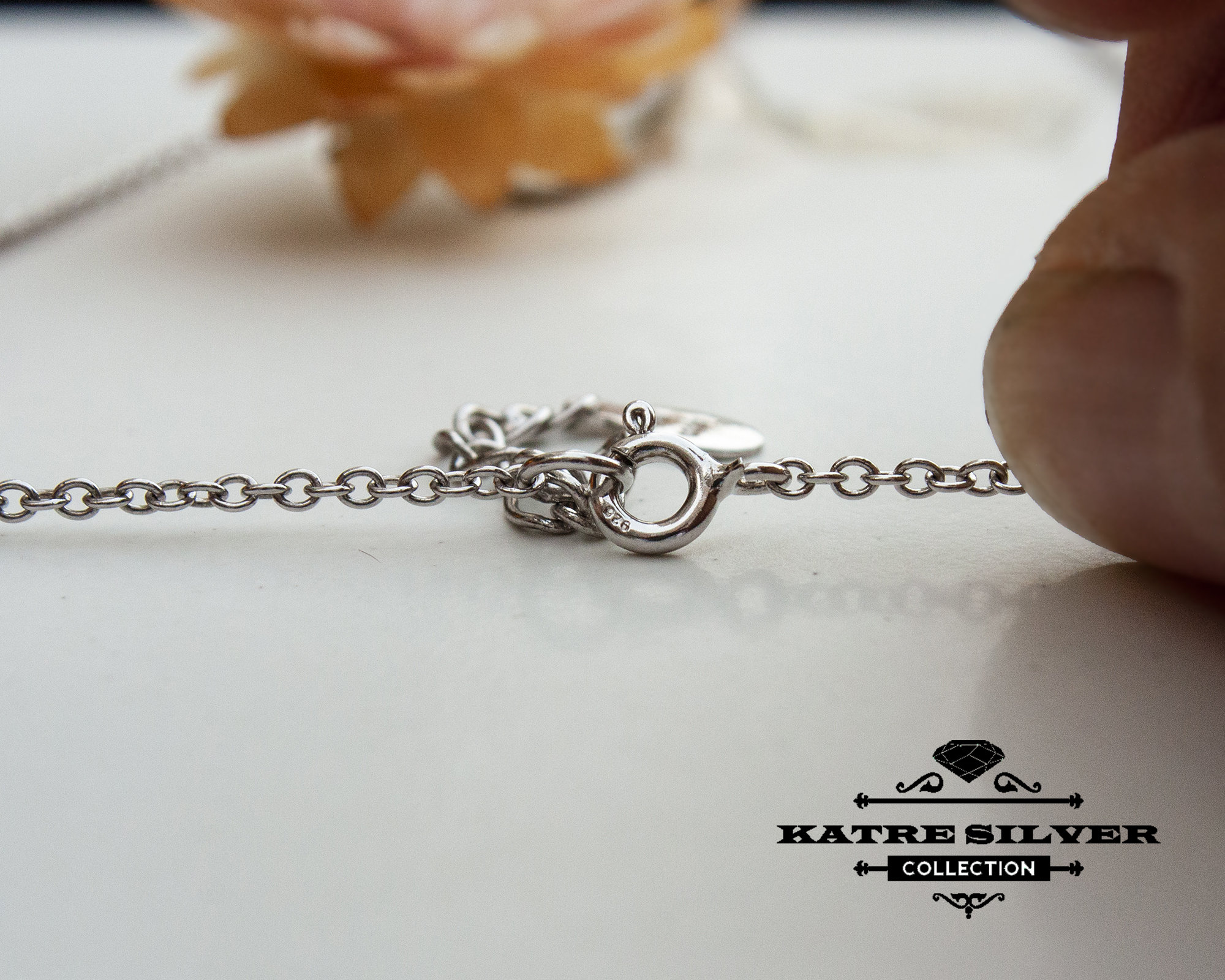 Collana Lunga Con Ciondolo A Goccia E Nappa - Placcato Argento - Stile Bohemien