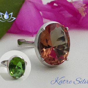 Sultanite Ring | Statement Ring | Sultanite | Diaspore Stone | Diaspore Jewelry | Gift | Silver | Gift for Her | Gift Idea