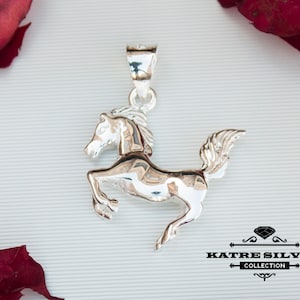 Prancing Horse, Horse Lover Charm, Silver Horse Charm, Silver Horse Pendant, Horse Necklace, Horse Lover Gift, Horse Pendant, Horse Charm