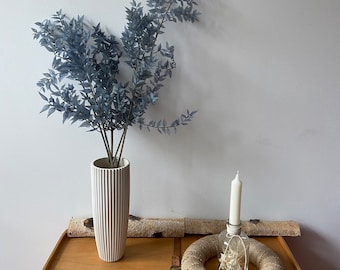 Ruskus | stechender Mäusedorn | Dornmyrte | silbergrau | graublau | Trockenblume | Zweige für die Vase | Home Decor | Blumendeko