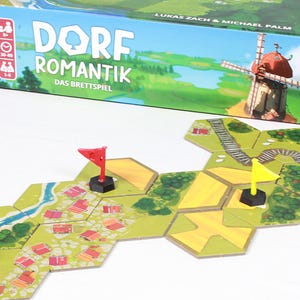 Bandiere adatte al romanticismo di villaggio | 12 bandiere per contrassegnare villaggi, foreste e campi | 4 bandiere per colore