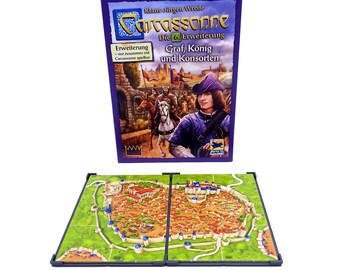 Gitteraufsätze passend für Carcassonne Graf, König und Konsorten | Ergänzung für die Spielgitter