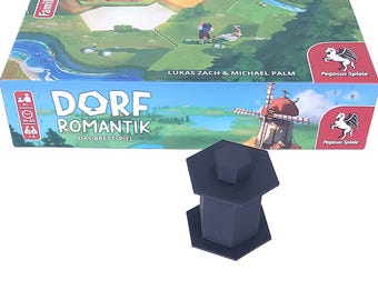 Gitterhalter passend für die Dorfromantik Spielgitter | optimale Lagerung durch Drehverschluss | 3-teilig