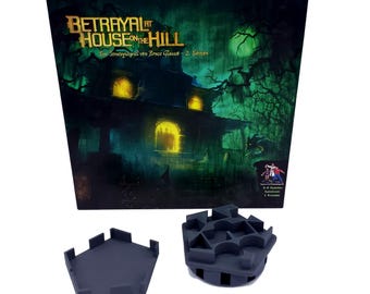 Token Organizer passend für Betrayal at House on the Hill | Token Aufbewahrung für alle Plättchen | passend für die 2. Edition