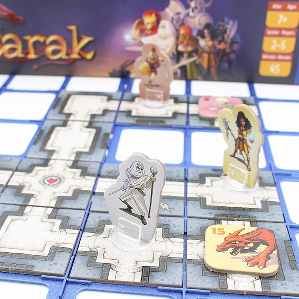 Tile grids suitable for Karak, optimal hold through plug-in connection | for 3x3 tiles | with optional grid holder