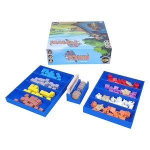Inserto adatto per Little Town | adatto per la scatola del gioco originale | per gli edifici e i gettoni
