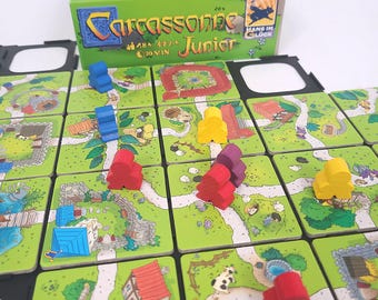 Spielgitter passend für Carcassonne Junior, optimaler Halt durch Steckverbindung | 8er Pack Gitter