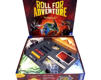 Roll for Adventureに適したインサート｜オリジナルのゲームボックスに適合