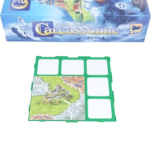 Starting grid suitable for Mists over Carcassonne | accessory for the expansion | addition for the tile grids
