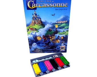 Fog over Carcassonneに適したオーガナイザー | ゲームの駒とタイルの収納