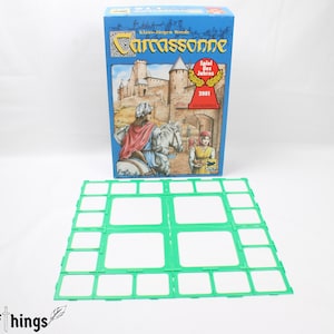 Grille de départ adaptée à Carcassonne "La Roue de la Fortune" | Accessoires pour extension | Ajout aux grilles de jeu