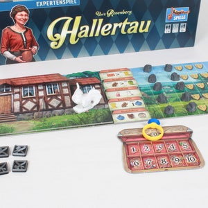 Token Upgrades passend für Hallertau | Werkzeuge, Ringe, Felsen und Hahn | Startspielertoken, Spielertoken