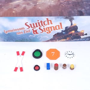 Set di gettoni adatto per Switch & Signal | 79 nuovi segnali, merci, orologi e croci di Sant'Andrea | Sostituzione dei marcatori esistenti