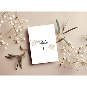 Table Numbers - Table Numbers - Elegant Design -