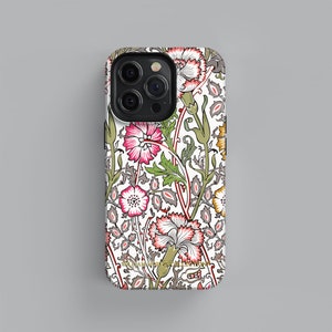 William Morris Collection® Pink & Rose Phone Case for iPhone 14 13 12 11 XS Mini Pro Max | Galaxy S23 S22 S21 S20 Ultra | Tough/Slim