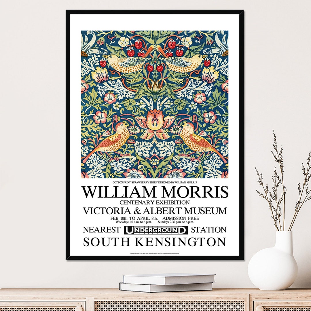 Poster William Morris - Strawberry Thief