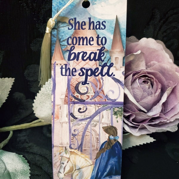 Beauty and the Beast Bookmark - Etsy