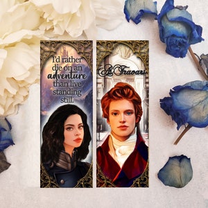 A Darker Shade of Magic Bookmark - V.E Schwab - Kell and Lila
