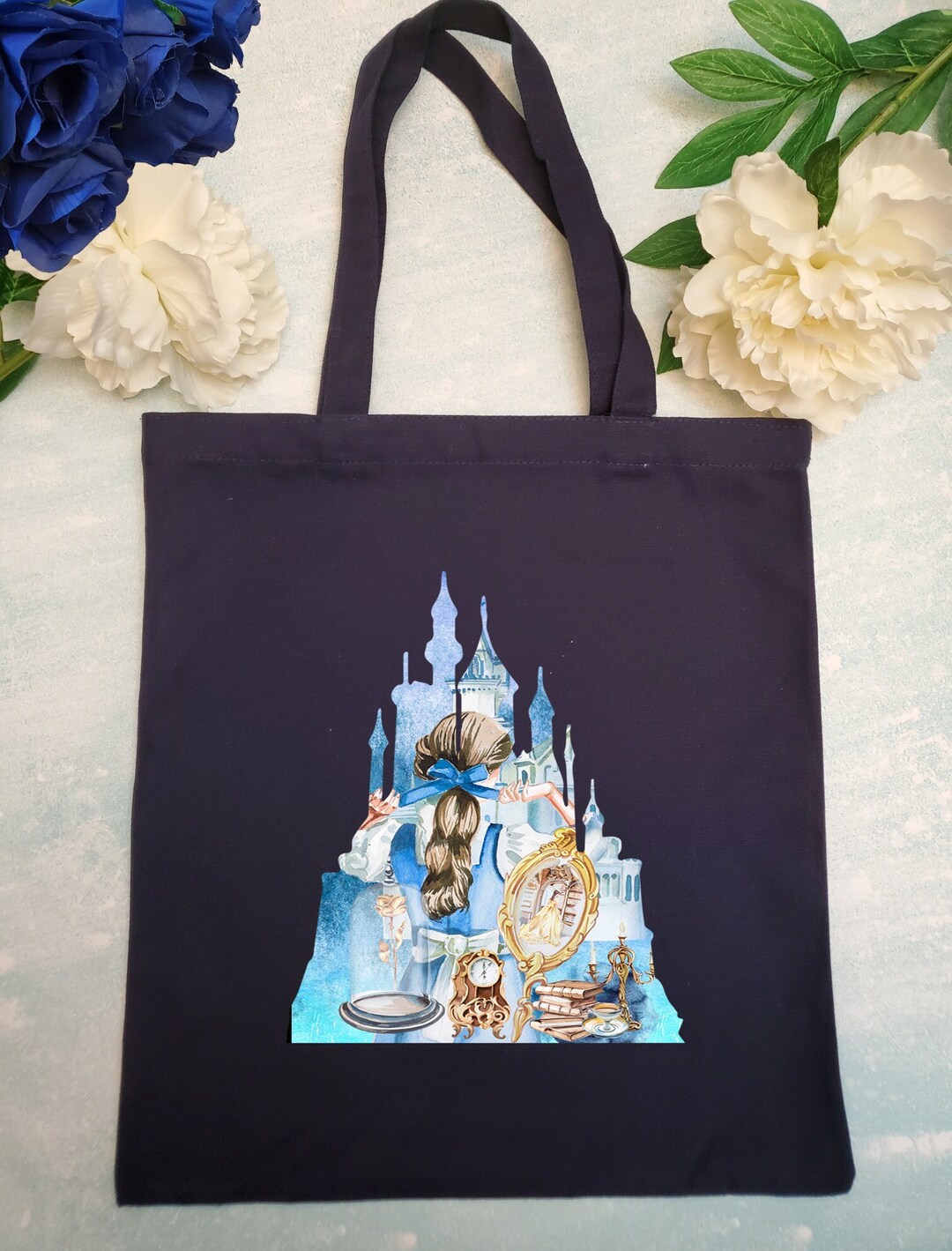 Beauty and the Beast Tote Bag Etsy