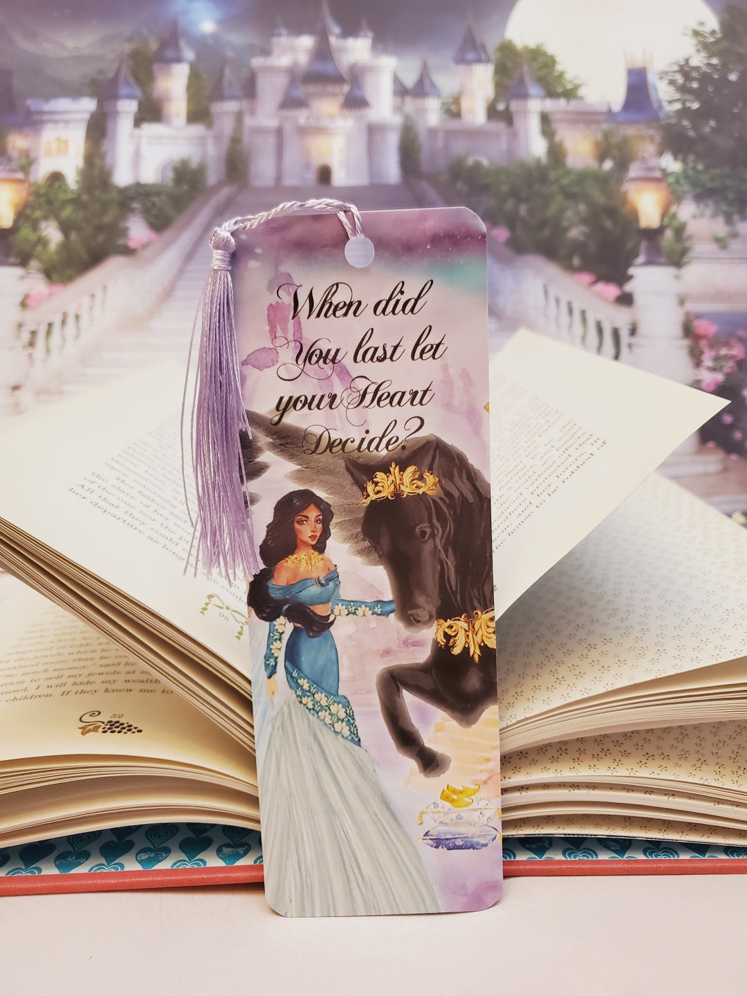 Fairy Tale Aladdin Princess Jasmine Bookmark - Etsy