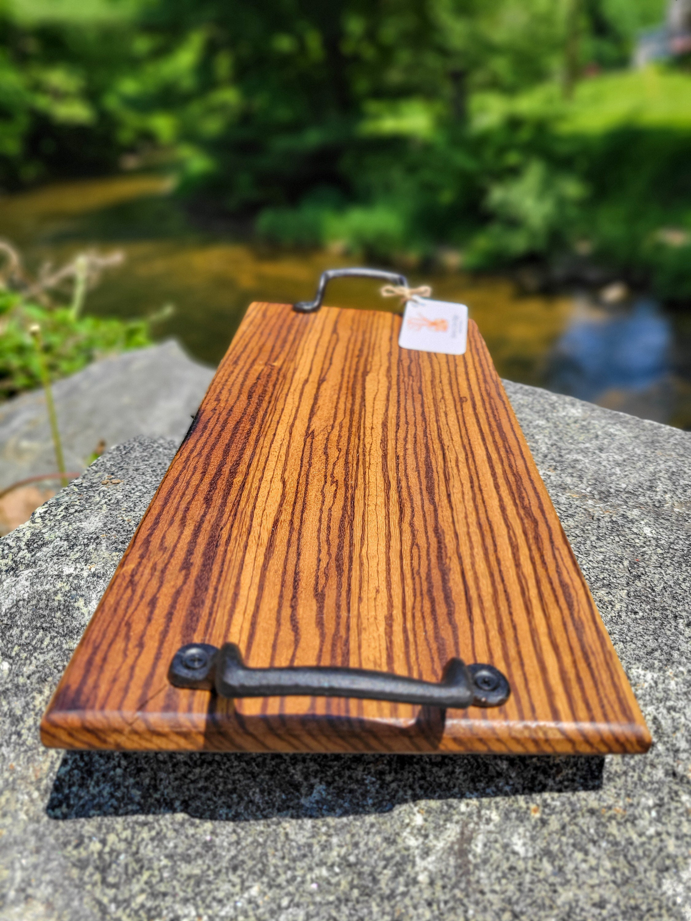 Zebra Wood Charcuterie Board Etsy