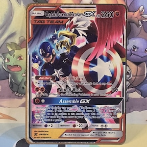pokemon card maker tag team Tin TAG TEAM Tin Pokémon TCG: TAG TEAM Generations