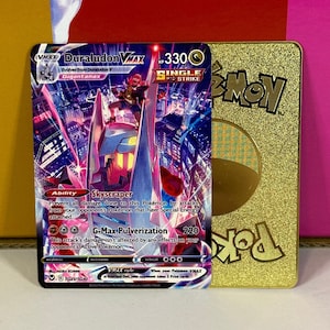 Duraludon VMAX Trainer Gallery Gold Metal Pokemon Card - Etsy
