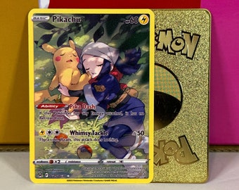 akari pokemon card Pikachu & Akari TG05/TG30 Lost Origin Trainer Gallery NM Ultra Rare Pokemon Card