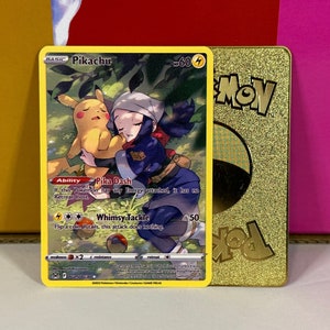 Pikachu Trainer Gallery Legends Arceus Akari Gold Metal Pokemon Card - Etsy Pikachu Trainer Gallery Legends Arceus Akari Gold Metal Pokemon Card - Etsy