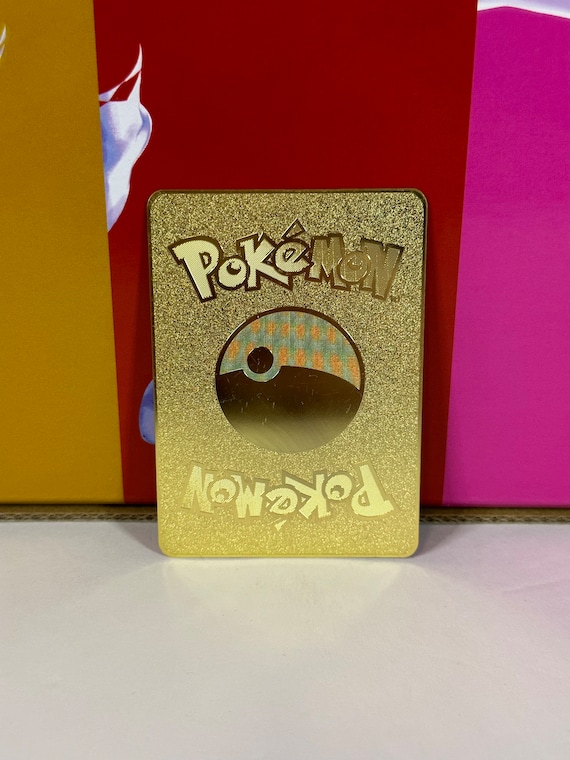Iron Man & Scizor GX Tag Team Gold Metal Pokemon Card - Etsy