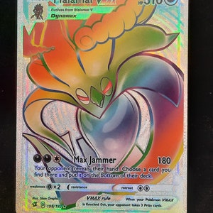 Malamar VMAX Rainbow Shiny Holographic UV Printed Plastic Card