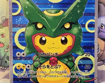 BGS 10 Rayquaza Pretend Poncho Pikachu #230/XY-P Pokémon