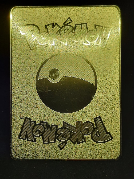 Morpeko V Gold Metal Pokemon Card - Etsy