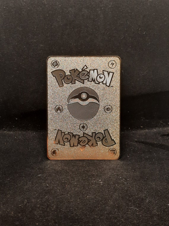 golden dragon pokemon card Pokemon Gold Metal Deadpool's Pikachu Card – Radbadgergaming main image 1