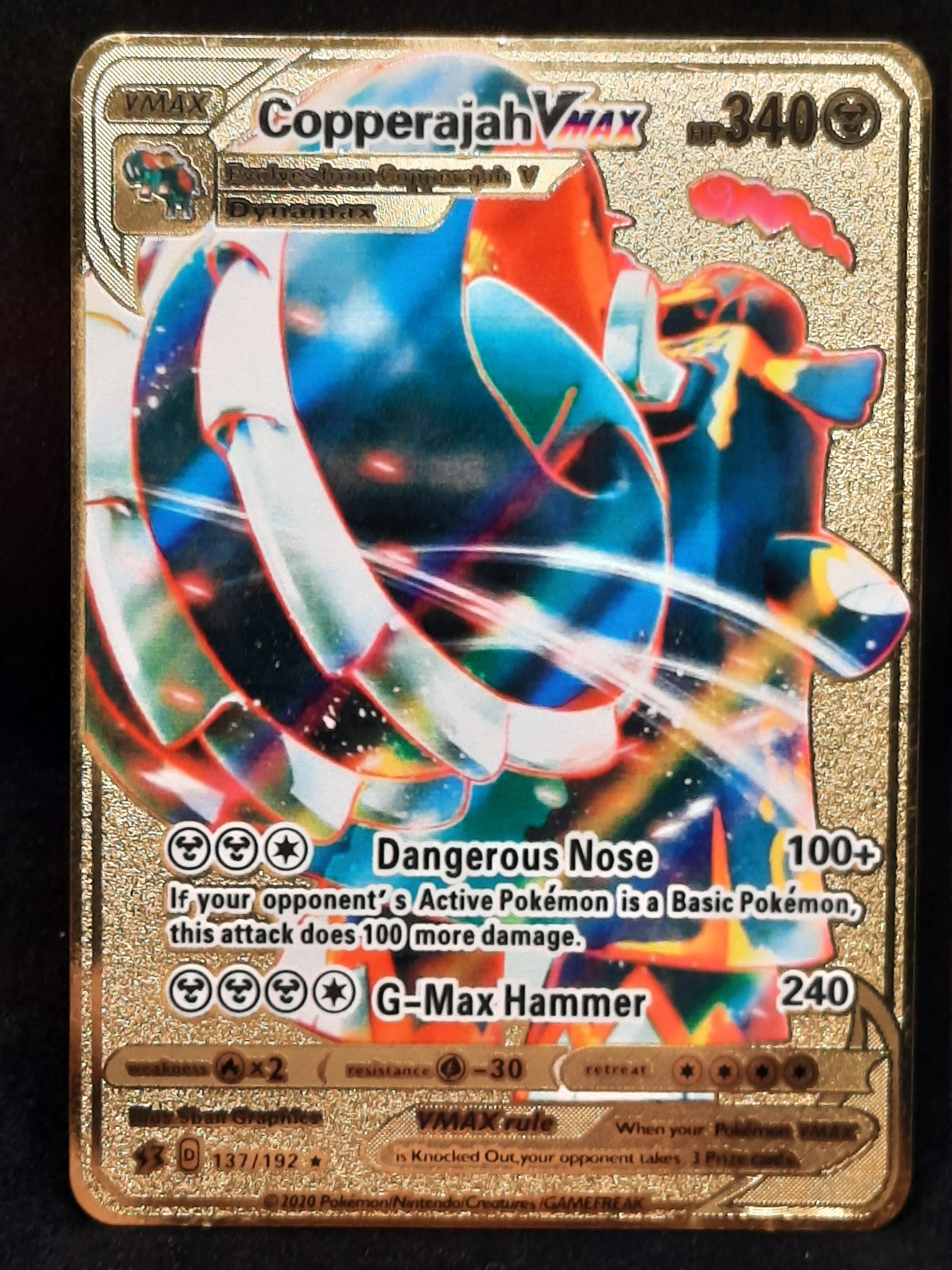 copperajah pokemon card value Amazon.com: Copperajah Vmax 137/192 - Ultra Rare main image 1