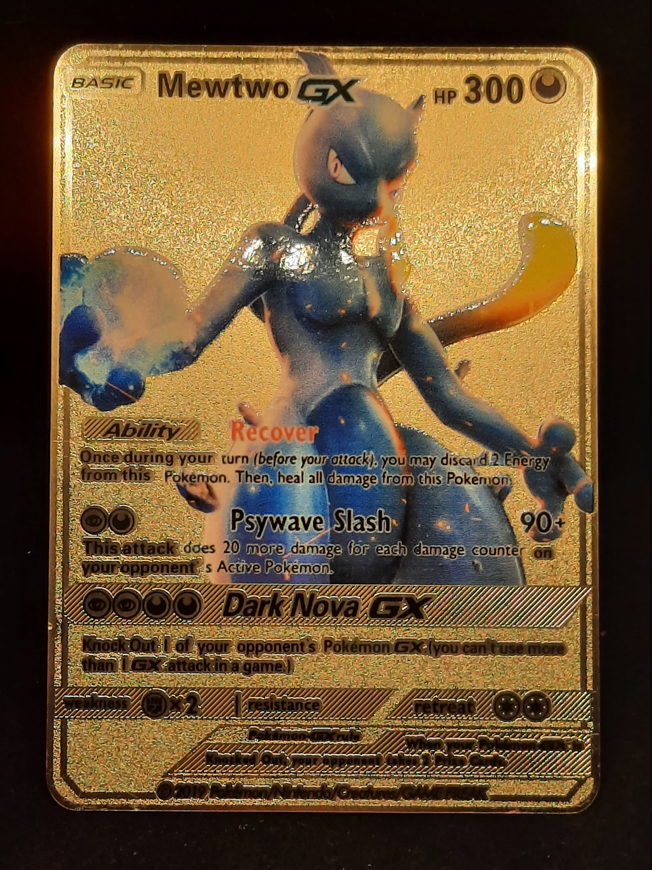 Mewtwo Pokemon Cards Collection  Mewtwo Mewtwo Mew Metal Card