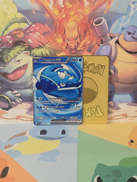 Dondozo Ex Destined Rivals Full Art Gold Metal Pokemon Card - Etsy Dondozo Ex Destined Rivals Full Art Gold Metal Pokemon Card - Etsy